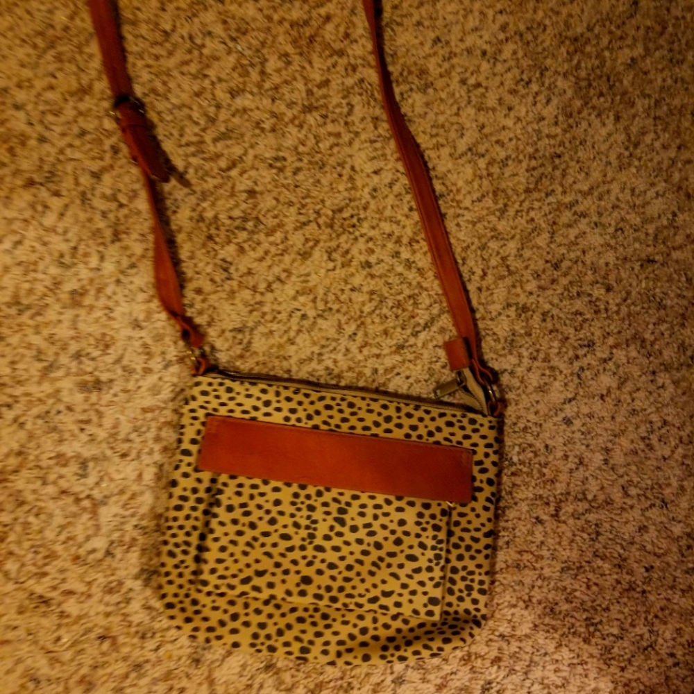 Cheetah crossbody purse